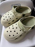 QYCKABY醫用手術(shù)室拖鞋女款防滑防臭夏季外穿2026新款沙灘包頭厚底洞洞鞋 白咖【手術(shù)室拖鞋】 38 -39標準碼 曬單實(shí)拍圖