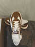 七匹狼男鞋夏季健步鞋高端運動(dòng)休閑鞋男透氣網(wǎng)面跑步鞋輕彈爸爸款阿甘鞋 白/卡其色 40 曬單實(shí)拍圖
