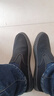 意迪森老北京布鞋男舒適休閑艾草透氣工作黑布鞋防滑軟底開(kāi)車(chē)鞋 黑色 43 曬單實(shí)拍圖