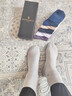 夢(mèng)特嬌襪子男士夏季100%純棉薄款網(wǎng)眼透氣吸汗中筒襪抗菌防臭夏天商務(wù)襪 曬單實(shí)拍圖