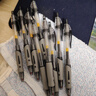 按動(dòng)中性筆黑色碳素筆1008按動(dòng)中性筆0.5m子彈頭水性筆黑色碳素筆考試專(zhuān)用刷題簽字筆 黑色10支+20筆芯 0.5mm 曬單實(shí)拍圖