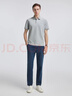 雅戈爾（YOUNGOR）短袖POLO衫男翻領(lǐng)胸前繡花棉棉彈面料商務(wù)休閑POLO衫 VSET533105DCA灰色 L 曬單實(shí)拍圖