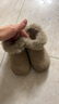 ABC KIDS女童童鞋冬季新款加絨保暖雪地靴 駝色 28碼【內長(cháng)175/腳長(cháng)170】  曬單實(shí)拍圖