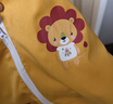 寶寶爬爬服連體衣罩衣防水全身秋冬護衣防臟外穿戶(hù)外嬰兒爬行兒童 連體拉鏈獅黃 90碼【建議身高70-85cm】 曬單實(shí)拍圖