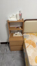 全友家居原木風(fēng)床頭柜床邊小型書(shū)架落地臥室抽屜收納儲物置物柜子家具 曬單實(shí)拍圖