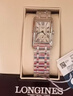 浪琴（LONGINES）瑞士手表 黛綽維納系列 女士鋼帶石英表L52554716 曬單實(shí)拍圖