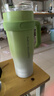 巨無(wú)霸保溫杯大號大容量冰霸杯高顏值男女生吸管杯子汽車(chē)水杯子 巨無(wú)霸保溫杯【漸變綠】 1.25L 送立體貼 曬單實(shí)拍圖