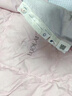 羅萊家紡 羽絨被 A類(lèi)95%水洗鵝絨被子保暖冬被芯 約5.2斤粉 曬單實(shí)拍圖