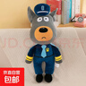 拉布拉多警長(cháng)玩具安全狗狗毛絨公仔杜兵警員寶寶玩偶兒童抱枕禮物 拉布拉多警長(cháng)+杜賓警員 30cm 曬單實(shí)拍圖