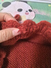 稻草人帽子女2025秋冬時(shí)尚百搭針織帽甜美可愛(ài)毛線(xiàn)帽新款潮流洋氣套頭帽 紅色【帽子圍巾兩用】 曬單實(shí)拍圖