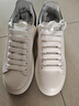 百麗百搭小白鞋男鞋商場(chǎng)同厚底透氣休閑板鞋8LB01CM4預售 白/黑（單里） 40 (250mm) 曬單實(shí)拍圖