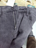 羅蒙2026新款春秋高端灰色牛仔褲男士冬款寬松直筒闊腿彈力休閑長(cháng)褲子 尼納灰 31 腰圍2尺4 適合130斤左右 曬單實(shí)拍圖