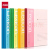 得力（deli）6本A5/100張無(wú)線(xiàn)裝訂軟抄本 記事本/ 工作筆記本子/ 日記本 文具辦公用品 P07655 曬單實(shí)拍圖