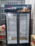 志高展示柜冷藏大容量飲料柜冰柜商用保鮮柜超市玻璃門(mén)冰箱立式啤酒柜 雙門(mén)下機【直冷節能】黑紅 一級節能省電80% 曬單實(shí)拍圖