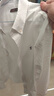 才子（TRIES）100%棉牛津紡襯衫男刺繡設計長(cháng)袖質(zhì)感商務(wù)休閑襯衣秋季通勤 白色 2XL (180/96A) 曬單實(shí)拍圖