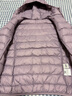 鴨鴨佟麗婭同款輕薄羽絨羽絨服女新款短款修身城市輕戶(hù)外秋冬外套KXM 淺紫色 XL 曬單實(shí)拍圖