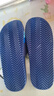 回力韓版涼拖鞋拼接情侶款浴室居家用時(shí)尚軟底拖鞋HL333360藍色43碼 曬單實(shí)拍圖