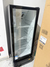 美的（Midea）展示柜冷藏保鮮柜 210升立式單門(mén)冰柜保鮮柜冰箱飲料柜便利店透明冰柜黑色一級能效冰箱ML-208DGEB 曬單實(shí)拍圖