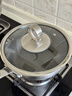 三頭鷹純鈦炒鍋無(wú)涂層不粘鍋鈦鍋抗菌鈦炒鍋燃氣電磁爐純鈦小炒鍋24cm 曬單實(shí)拍圖