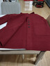 恒源祥100%羊毛秋冬新款雙面羊絨大衣胖媽媽氣質(zhì)中長(cháng)款翻領(lǐng)寬松毛呢外套 拉菲紅 6XL 建議體重190-220 曬單實(shí)拍圖