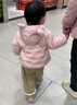 巴拉巴拉童裝兒童羽絨服寶寶女童男童2025年冬季保暖外套寶寶上衣萌趣輕薄 曬單實(shí)拍圖