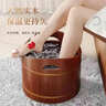 繁夏泡腳桶木質(zhì)足浴桶木桶家用洗腳桶四季養生實(shí)木過(guò)小腿送老人養身 曬單實(shí)拍圖