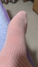 親相見(jiàn)100%棉襪子女款高筒襪子春夏款純棉吸汗防臭透氣7A抗菌高筒襪 曬單實(shí)拍圖