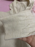 優(yōu)衣庫女裝可機洗紐花針織連帽套頭衫478871 01 乳白色 S /155/80 曬單實(shí)拍圖