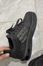 ON MAX明星同款小帆船板鞋春季厚底增高休閑鞋子潮流百搭男鞋黑色42碼 曬單實(shí)拍圖