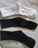 棉小念襪子男士長(cháng)筒【100%純棉10A抗菌防臭】純色黑色長(cháng)襪長(cháng)筒春秋季5雙 曬單實(shí)拍圖