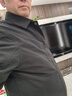 季言霸氣男士2025新款夾克翻領(lǐng)商務(wù)休閑中長(cháng)款春季外套男款潮流高級感 黑色 2XL （適合155-175斤） 曬單實(shí)拍圖