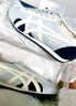 Onitsuka Tiger鬼塚虎男鞋 慢跑鞋透氣輕便男女款運動(dòng)休閑鞋RUNSPARK 白色/黑色（1183B480-105） 38 曬單實(shí)拍圖