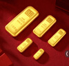 實(shí)時(shí)金【AU9999】水貝黃金古法澆鑄金條收藏金磚送禮物足金理財投資金 古法金條【配檢測證書(shū)】 10克 曬單實(shí)拍圖