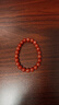 石玥珠寶收藏級8-9mm保山南紅瑪瑙手串轉運珠手鏈男女士款 水晶瑪瑙 曬單實(shí)拍圖