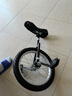 永彩獨輪車(chē)兒童獨輪自行車(chē)成人獨輪車(chē)單輪車(chē)雜技車(chē)平衡車(chē)加寬輪胎 黑色16寸適合身高1.2米-1.55米 曬單實(shí)拍圖