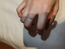 蔓笙足銀戒指999純銀素圈情侶對戒一對輕奢飾品男女戒求婚情人節禮物 情侶一對【精美禮盒】 曬單實(shí)拍圖