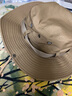 妝羽婉西部牛仔漁夫帽男夏季戶(hù)外登山遮陽(yáng)防曬紫外線(xiàn)大帽檐簡(jiǎn)約潮流帽子 曬單實(shí)拍圖