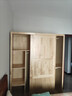 駿盼【包安裝】全實(shí)木衣柜推拉門(mén)收納柜儲物柜大衣櫥家用臥室兒童衣柜 純實(shí)木清漆150*50*200cm【單柜】 曬單實(shí)拍圖