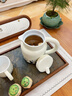 南山先生 悶泡壺家用陶瓷茶壺可愛(ài)燜茶壺便攜保溫壺水壺呆萌熊貓泡茶壺 呆萌熊貓茶壺套組_一壺兩杯 曬單實(shí)拍圖