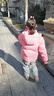 ASK JUNIOR女童羽絨服冬裝中大童保暖時(shí)尚字母滿(mǎn)印連帽防風(fēng)新年兒童羽絨服 曬單實(shí)拍圖