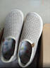 維致老北京布鞋女單鞋軟底舒適一腳蹬媽媽鞋厚底防滑休閑鞋 米白色 39 曬單實(shí)拍圖