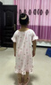 棉奇熊女童睡裙2026新款兒童薄棉短袖睡衣寶寶竹棉連衣裙春夏家居空調服 ZMQZ06 【清涼竹棉 天然抑菌】 120 cm 曬單實(shí)拍圖