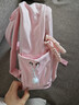 威納登兒童春游小背包小學(xué)生補課研學(xué)書(shū)包女童旅行戶(hù)外出游輕便雙肩包 粉色(不帶掛件） 曬單實(shí)拍圖