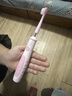 絲凱微（Jskywill） 絲凱微兒童電動(dòng)牙刷聲波式充電式小孩學(xué)生3-6-12歲寶寶 少女粉（牙刷頭*4+收納包) 曬單實(shí)拍圖