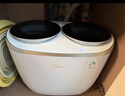 美的（Midea）雙子座分區洗衣機 迷你小型全自動(dòng)脫水內衣褲襪臺式波輪雙桶 高溫煮洗除菌除螨 洗襪子機內褲機 雙桶分區洗-MNBB10VH70E 雙筒 1kg 曬單實(shí)拍圖