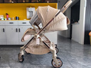 SMARTSTROLLER嬰兒車(chē)0-3歲用折疊可坐可躺帶減震新生兒嬰兒推車(chē)輕便遛娃神器 香檳金【智能雙向+輕便護脊+可坐可躺】 曬單實(shí)拍圖