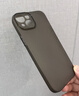 POZZO適用蘋(píng)果15手機殼 iphone15保護套鏡頭全包超薄透明磨砂防摔軟殼男女款 深空黑 曬單實(shí)拍圖