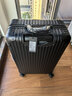 Walker Shop行李箱【鋁鎂合金】拉桿箱萬(wàn)向輪男女密碼登機箱商務(wù)旅行箱子 黑色 24英寸 （65*38*24） 曬單實(shí)拍圖