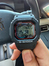 卡西歐（CASIO）G-SHOCK系列經(jīng)典小方塊街頭時(shí)尚運動(dòng)防水防震方形手表男送禮推薦 小紅圈GW-M5610U-1太陽(yáng)能+電波 曬單實(shí)拍圖