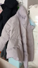 波司登（BOSIDENG）冬季羽絨服女士寬松休閑加厚90絨連帽百搭舒適外套B250245128 淡丁香紫6113 L 170/92A 體重約120-130斤 曬單實(shí)拍圖